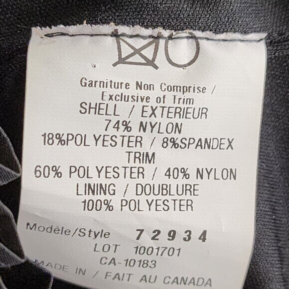 Cartise Textured Zebra Stripe Pleated Ruffle Fitted Blazer - Picture 8 of 8